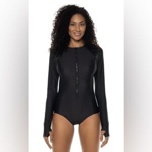 Coolibar Escalante Long Sleeve Swimsuit UPF 50+ NWT